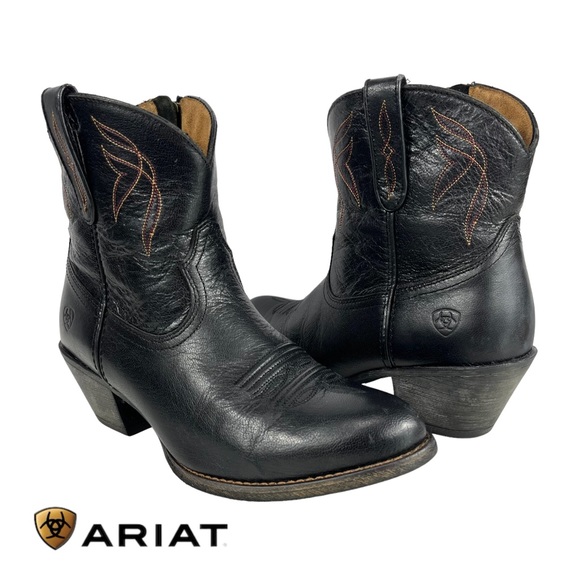 Ariat Shoes - Ariat | Women’s 8B | Darlin Ankle Bootie Side Zip Western Boots 10017325